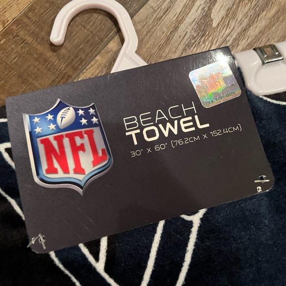 CHICAGO BEARS BEACH TOWEL 30" X 60" NWT LICENSED NFL MERCH COTTON - Picture 5 of 5